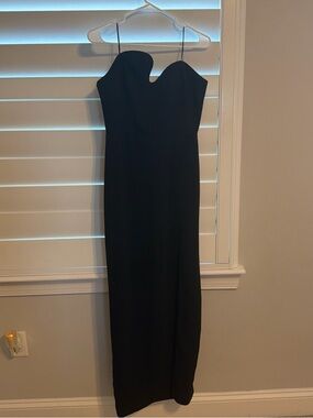 black wool mini dress Black Double Breasted Wool Coat main image 1